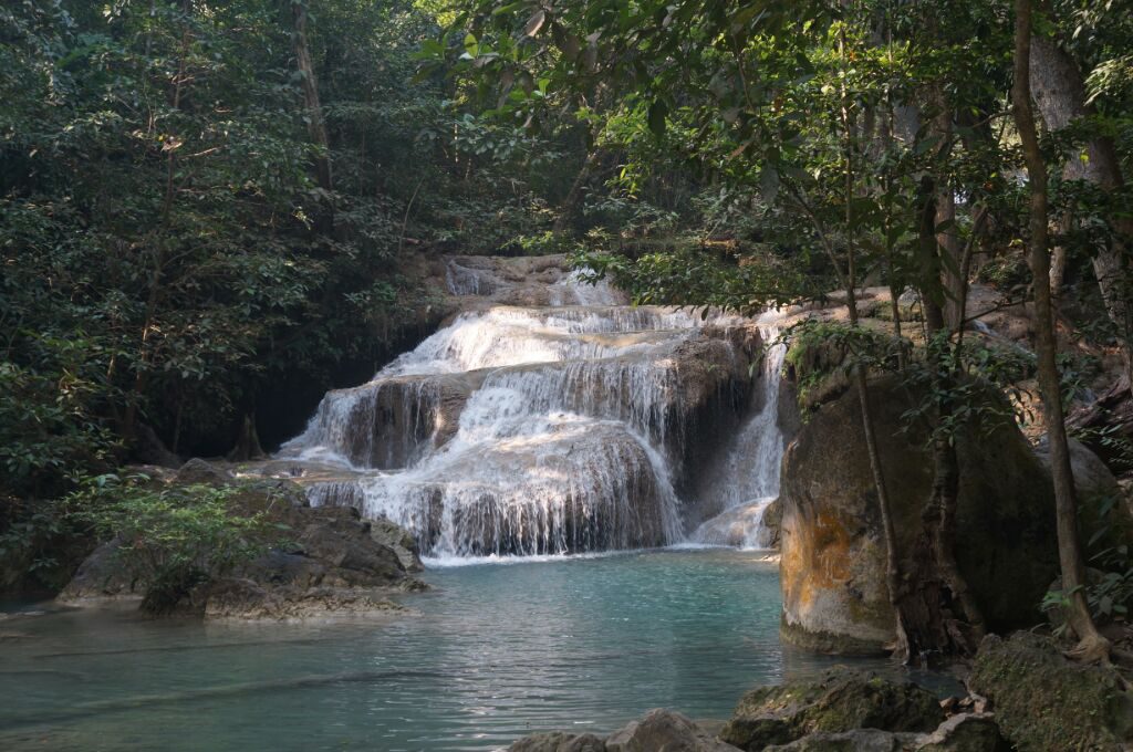 erawan kanchanaburi thaïlande