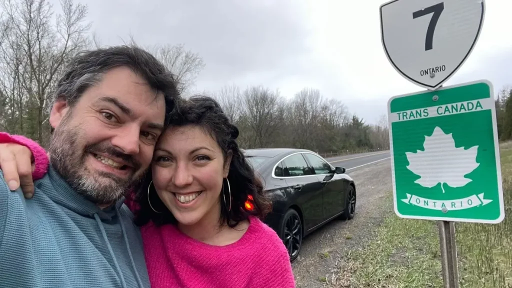 photo de la route trans canada en Ontario